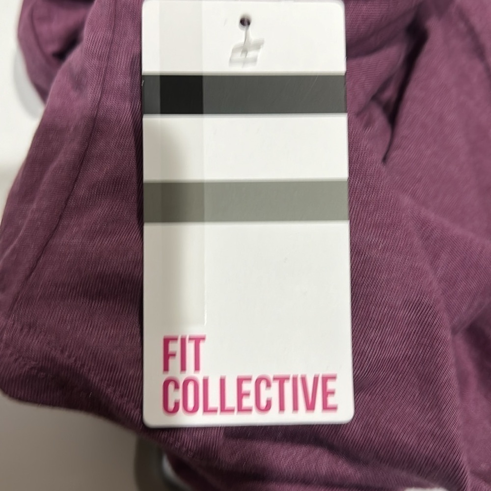 Fit Collective High Low Athleisure Top in Tulipwood Size Medium - NWT - Picture 5 of 6